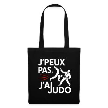 Judo Punchline: J'peux pas - Sac en tissu - noir - Devant