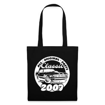 18th Birthday - Classic Musclecar 12/2007 - Tote Bag - black - Front