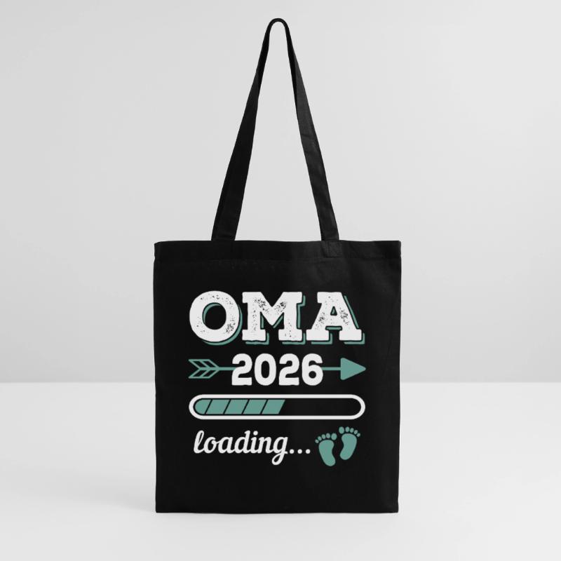 Oma 2026 Loading Werdende Großmutter Geschenkidee Stoffbeutel