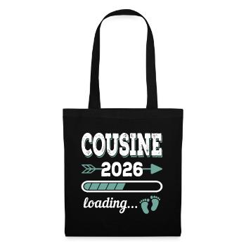 Cousin 2026 Chargement Big Cousin - Sac en tissu - noir - Devant