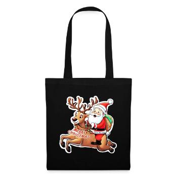 Babbo Natale - Santa Claus Merry Christmas - Tote Bag - black - Front