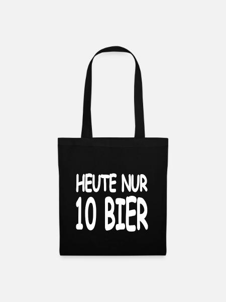 Bier - Stoffbeutel - Schwarz
