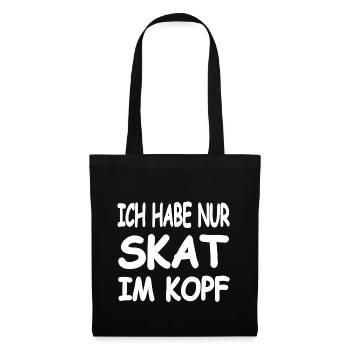 Skat - Sac en tissu - noir - Devant