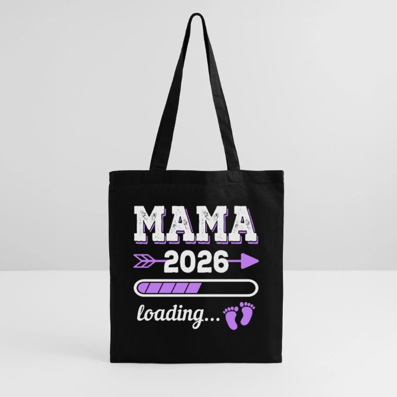 Maman 2026 Loading Idée cadeau de grossesse Sac en tissu