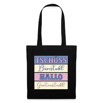 AU REVOIR, BONJOUR JARDIN DE BUREAU - Sac en tissu - noir - Devant