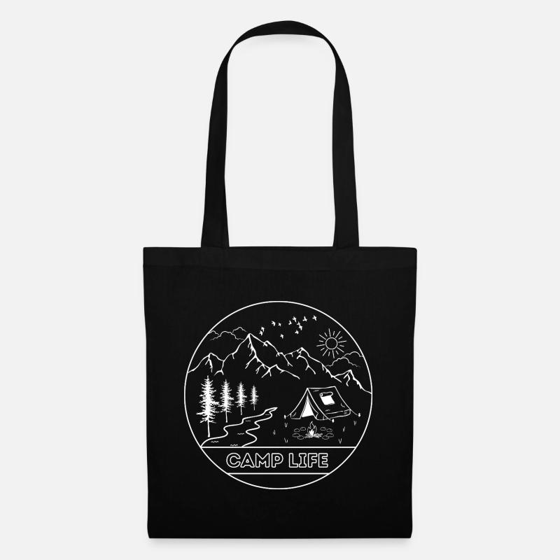 Camp Life - Tote Bag - black
