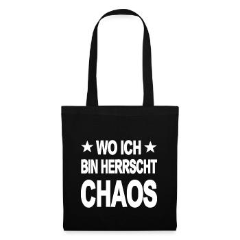 Chaos - Stoffbeutel - Schwarz - Vorne