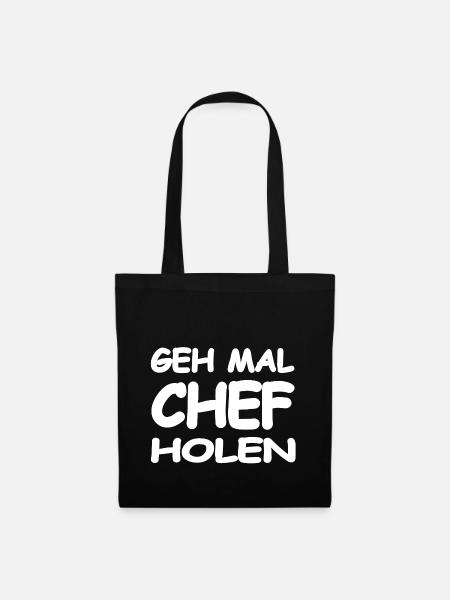 Chef - Stoffbeutel - Schwarz