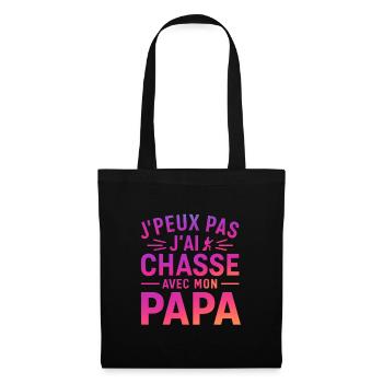 ChassePapa – I can't - Tote Bag - black - Front