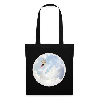 Le Cygne Royal dans les Nuages - Sac en tissu - noir - Devant