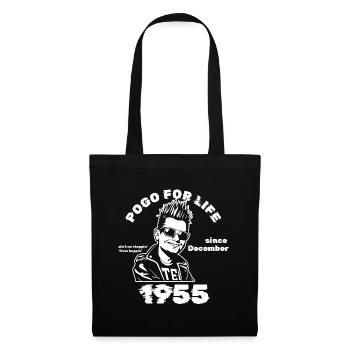 70. Birthday Pogo for life since 12/1955 - Tote Bag - black - Front