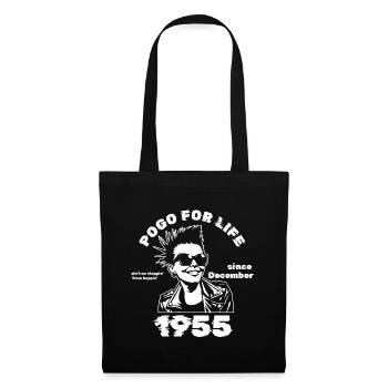 70. Birthday Pogo for life since 12/1955 - Tote Bag - black - Front