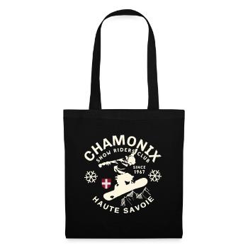 Chamonix Snow Riders Vintage 1967 - Tote Bag - black - Front