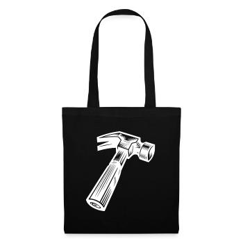 J’ai un marteau et je sais m’en servir - Sac en tissu - noir - Devant