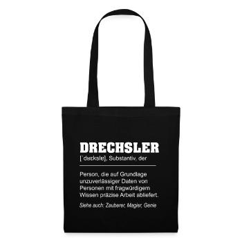 Definition Woodturner Funny - Tote Bag - black - Front