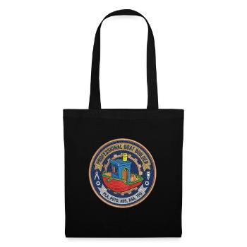 Professional Boatbuilder Benchy Patch - Tote Bag - black - Front