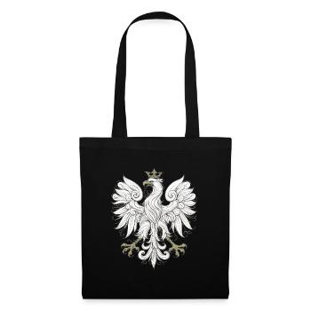 Don traditionnel du drapeau de l’aigle polonais-polonois - Sac en tissu - noir - Devant