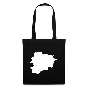 Andorra Contour Silhouette - Tote Bag - black - Front