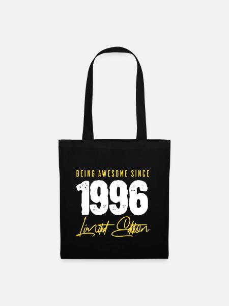 30. Geburtstag 1996 - Stoffbeutel - Schwarz