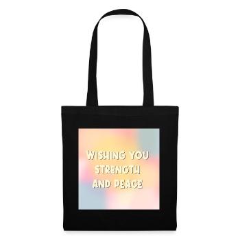 Wishing Strength Peace - Tote Bag - black - Front