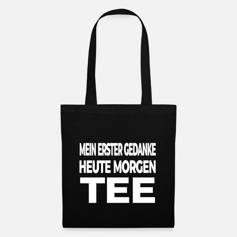 Tee - Stoffbeutel - Schwarz