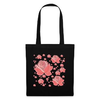 Rain of Roses - Tote Bag - black - Front