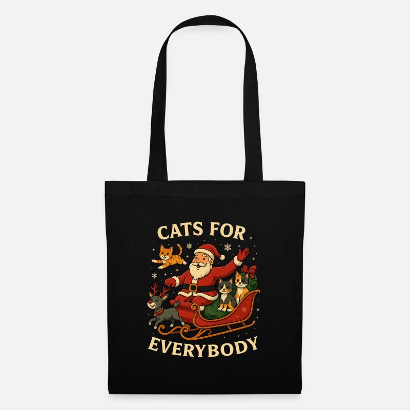 Cats For Everybody - Stoffbeutel - Schwarz