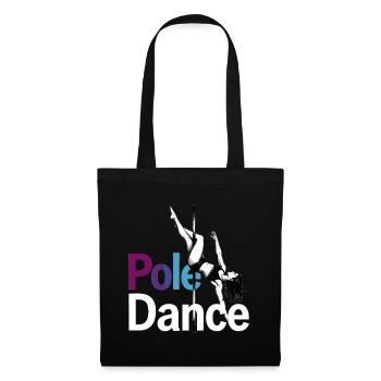 Pole Dance Pole Dancer Graphic Acrobatic Dance - Tote Bag - black - Front
