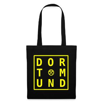 Ruhrpott de la ville de Dortmund, cadeaux et souvenirs - Sac en tissu - noir - Devant