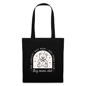 Boy mom club funny the coolest mother group - Tote Bag - black - Front