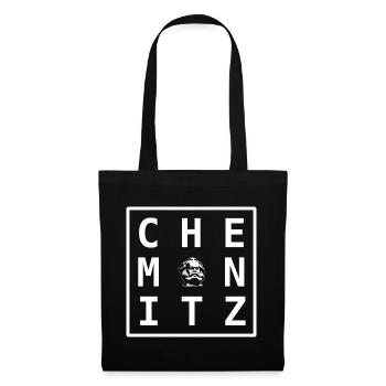 Chemnitz Karl-Marx Souvenir Design Nischel Art - Tote Bag - black - Front