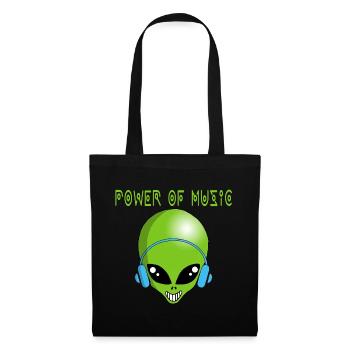 Musique intersidérale - Sac en tissu - noir - Devant