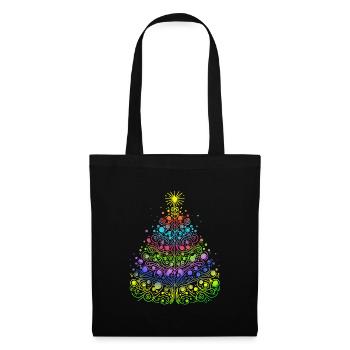 Christmas tree - Tote Bag - black - Front