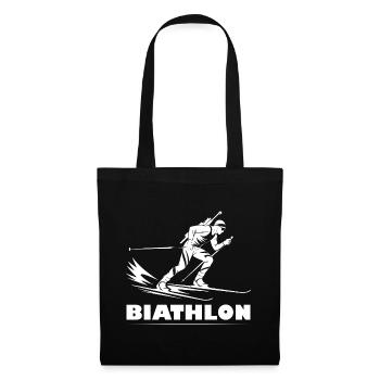 Biathlon Athlete Sport Sport Winter Sports - Tote Bag - black - Front