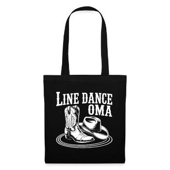 Line Dance Granny Motif - Tote Bag - black - Front