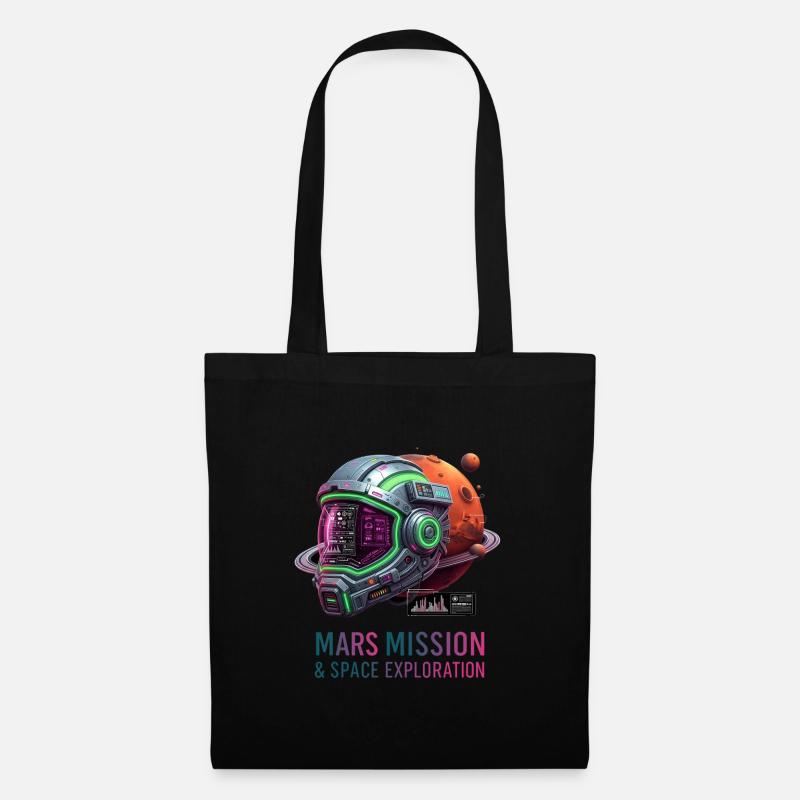 Mars Mission - Tote Bag - black