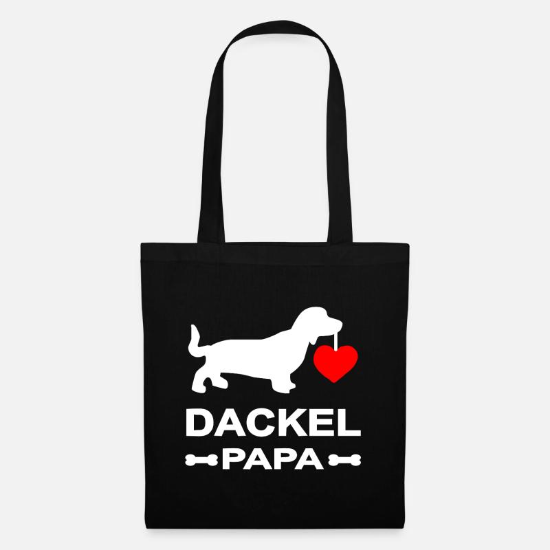 Teckel - Sac en tissu - noir