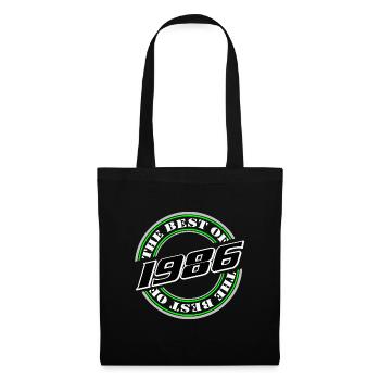 1986, le meilleur de , 40e anniversaire, 40 ans - Sac en tissu - noir - Devant