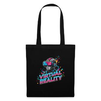Science-fiction en réalité virtuelle - Sac en tissu - noir - Devant