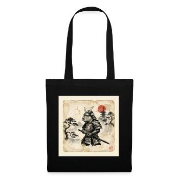 Capybara Samurai Japanese Warrior - Tote Bag - black - Front
