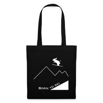 Born to ski - Tote Bag - black - Front