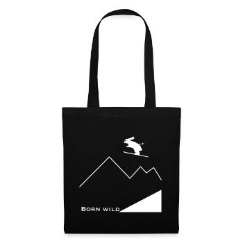 Born Wild - Sac en tissu - noir - Devant