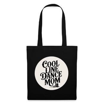 Line Dance Mom Vintage Typo Boot - Tote Bag - black - Front
