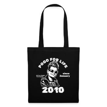 16. Birthday Pogo for life since 01/2010 - Tote Bag - black - Front