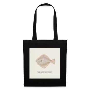 Flounder Mood – Funny Fish Humor - Tote Bag - black - Front