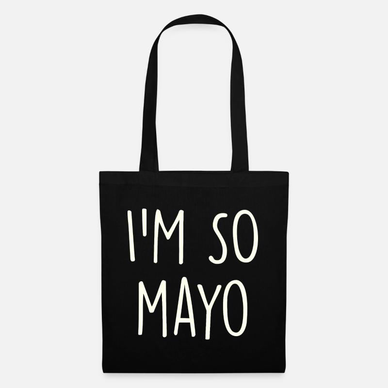 Mayo Mayonnaise - Stoffbeutel - Schwarz