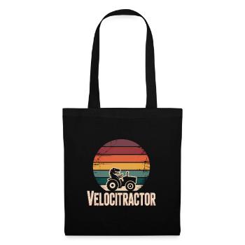 Velocitractor - Lustiges T-Shirt - Stoffbeutel - Schwarz - Vorne