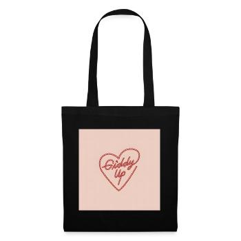 Cœur Éveillé - Sac en tissu - noir - Devant