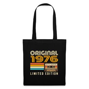 Original 1976 Vintage Vintage Anniversaire Rétro - Sac en tissu - noir - Devant