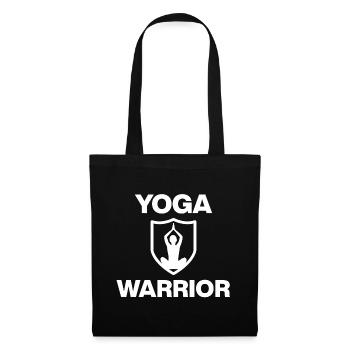 YOGA WARRIOR – INNER STRENGTH! ZEN KRAFT - Stoffbeutel - Schwarz - Vorne
